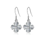 Exquisite Jade Clover Long Tassel Earrings - 925 Sterling SilverEarrings9