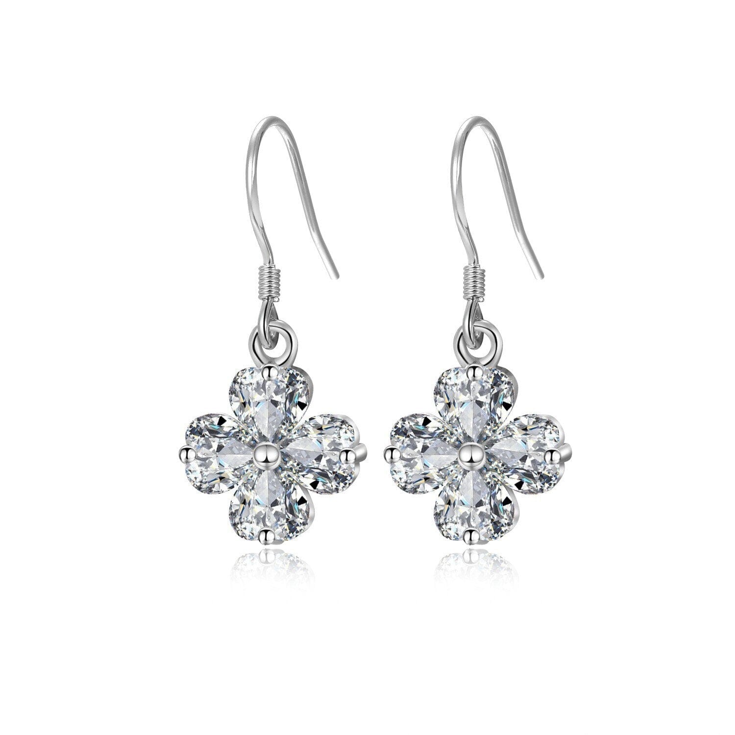 Exquisite Jade Clover Long Tassel Earrings - 925 Sterling SilverEarrings9