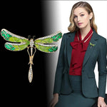 Vintage Dragonfly Gemstone PinPendant