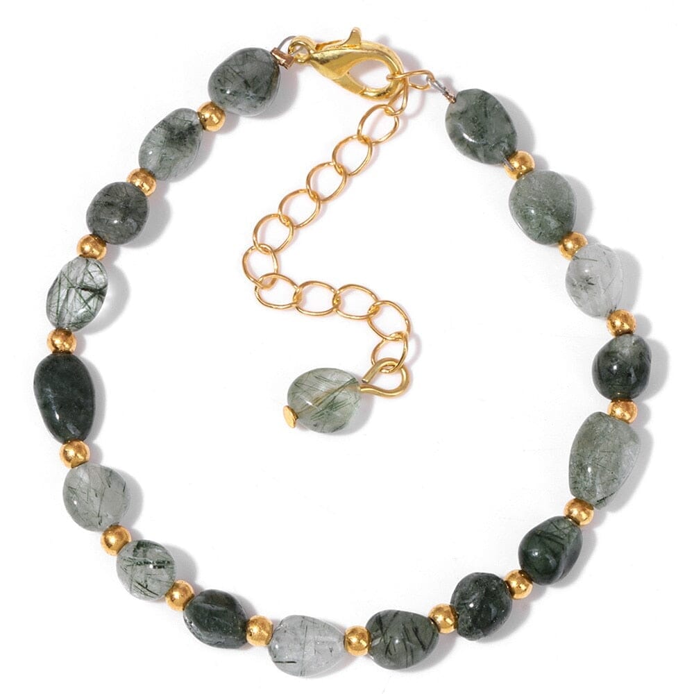 Natural Tiger Eye Stone Irregular Chip BraceletBraceletQuartz Stone