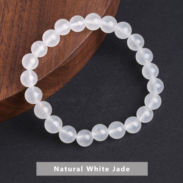Natural Stone BraceletBraceletWhite Jade