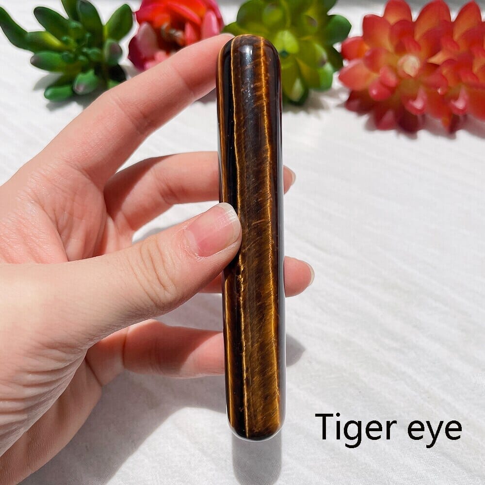 1pc Crystal Stone Body Massage Yoni Healing WandWandTiger eye