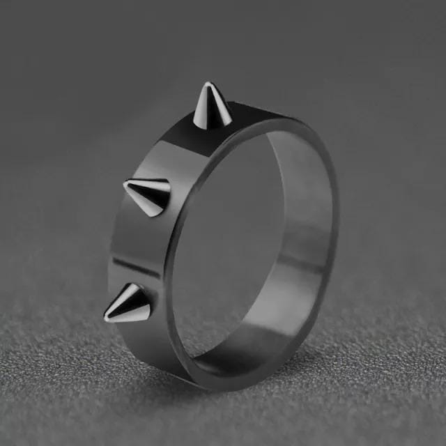 Self Defense Stainless Steel RingRing7Black