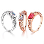 Ruby Rose Gold Plated/Silver RingRing