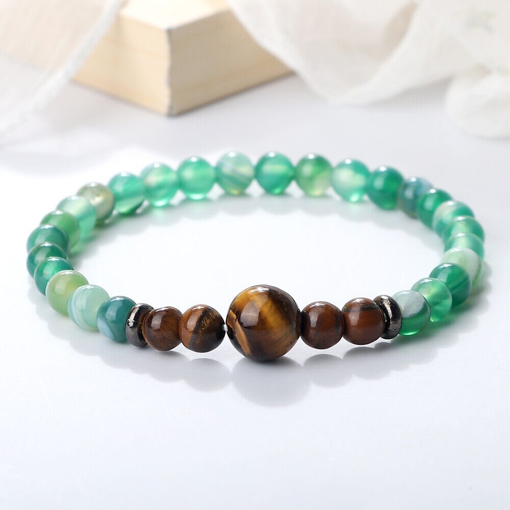 Natural Tiger Eye Malachite Healing BraceletsBracelet