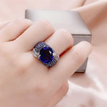 Luscious Amethyst Ring - 925 Sterling SilverRing