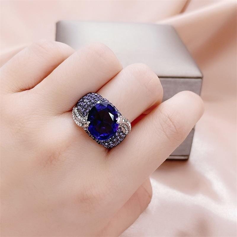 Luscious Amethyst Ring - 925 Sterling SilverRing
