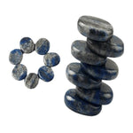 Assorted 7 pieces/lot Palm Stone Jade Crystal Reiki Healing Chakra With Free PouchRaw Stone