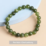 Natural Stone BraceletBraceletPeridot Chalcedony
