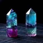 Natural Fluorite Crystal Wand StoneRaw Stone