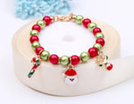 Reindeer, Santa Christmas BraceletBracelet