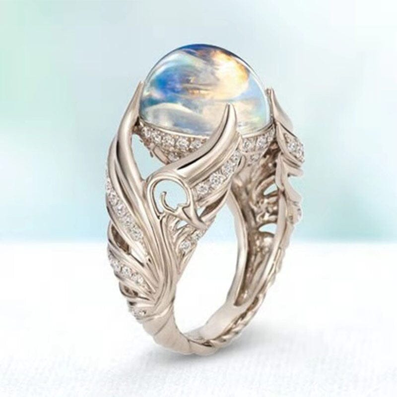 Angel Wings Moonstone RingRing