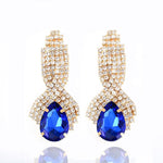 Cute Round Pendientes Stone Crystal Dangle EarringsEarrings