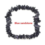 Natural Crystals Bead BraceletsBraceletBlue Sand Stone