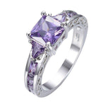 Amethyst White Gold Filled RingRing