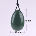 Green Jade Egg for Kegel Exercises - Set of 3 EggsYoni Eggs