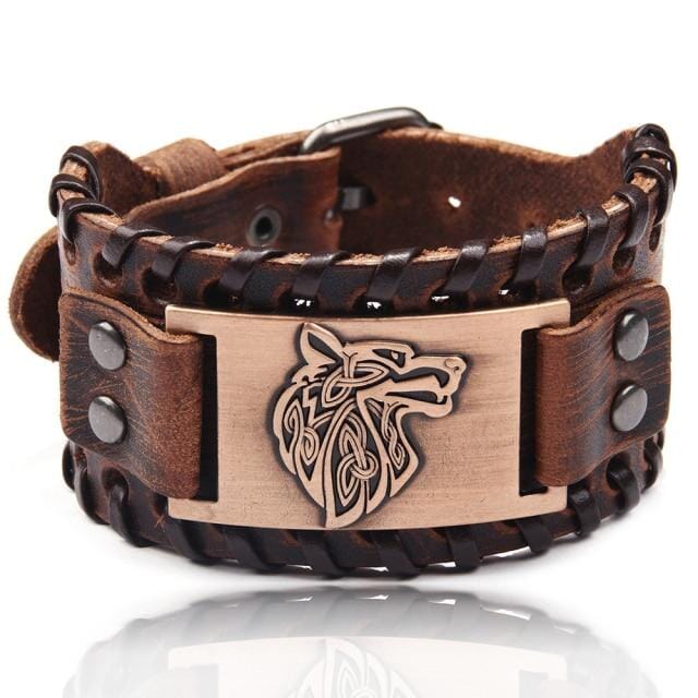 Punk Braided Rope Leather Cuff BraceletBraceletStyle 21