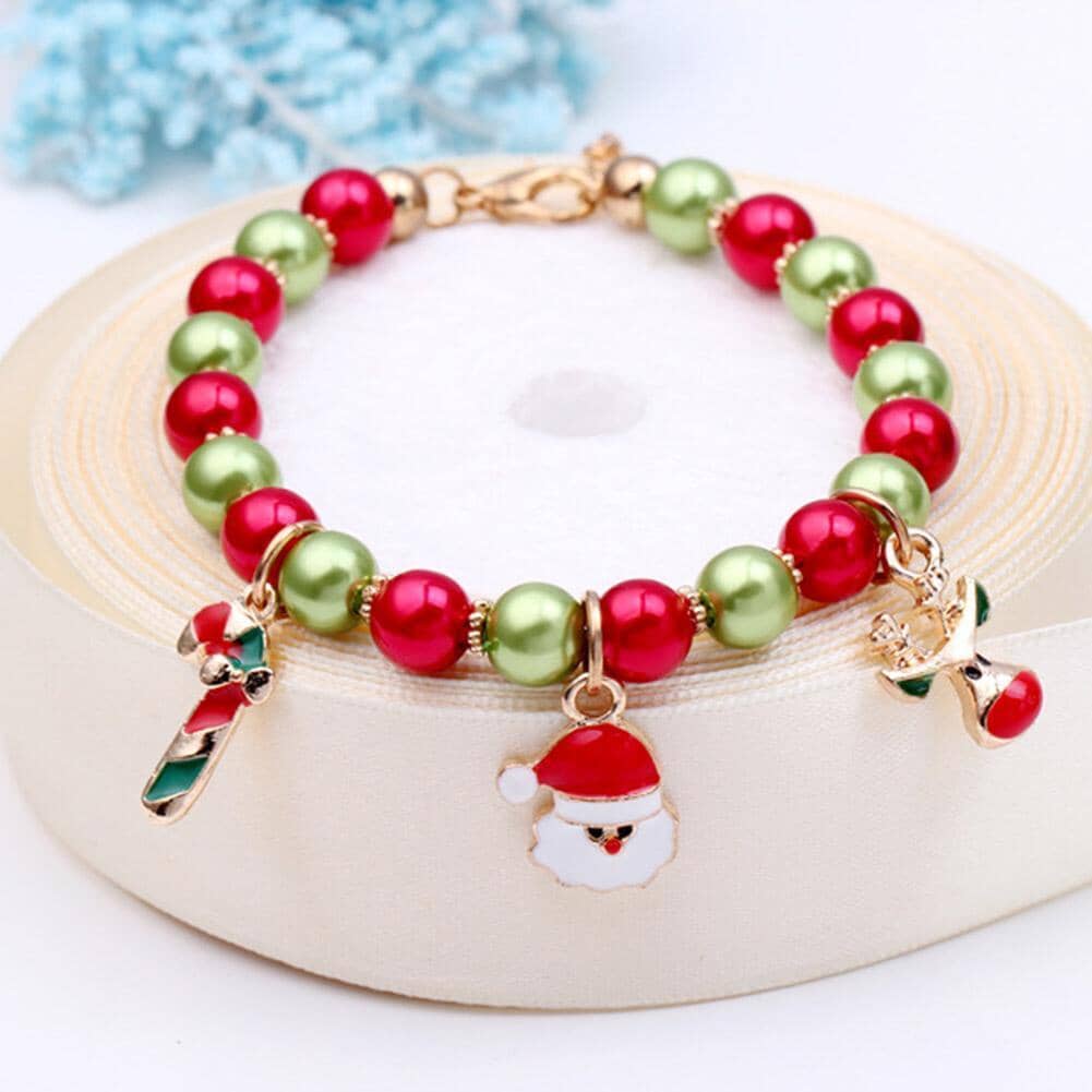 Reindeer, Santa Christmas BraceletBracelet