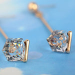Lovely Fashion Square Color Crystal Dangle EarringsEarrings