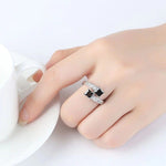 Classic Black Onyx Square RingRing