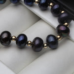 Fashion Freshwater Black Pearl Adjustable BraceletBracelet