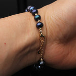 Fashion Freshwater Black Pearl Adjustable BraceletBracelet