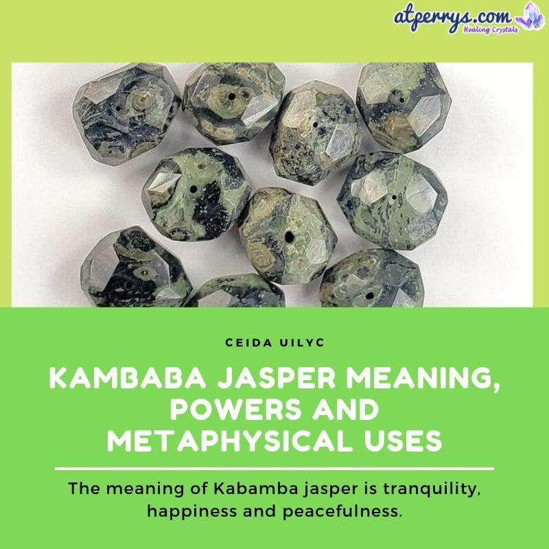 Kambaba Jasper Meaning, Powers and Metaphysical Uses