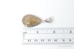 Vintage Rutilated Quartz Sterling Silver Southwestern Necklace PendantJewelry > Necklaces > Pendants