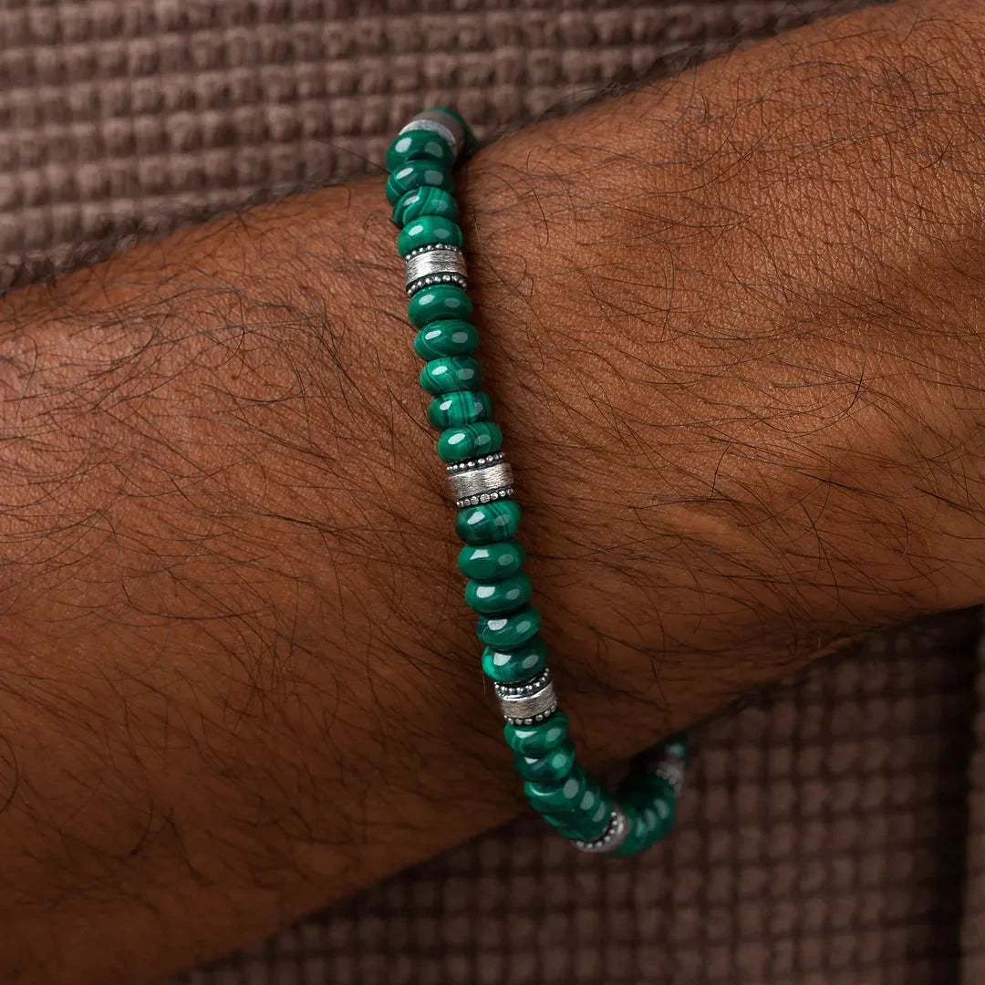 Stoic Essence Malachite Macramé BraceletBracelets - Mens