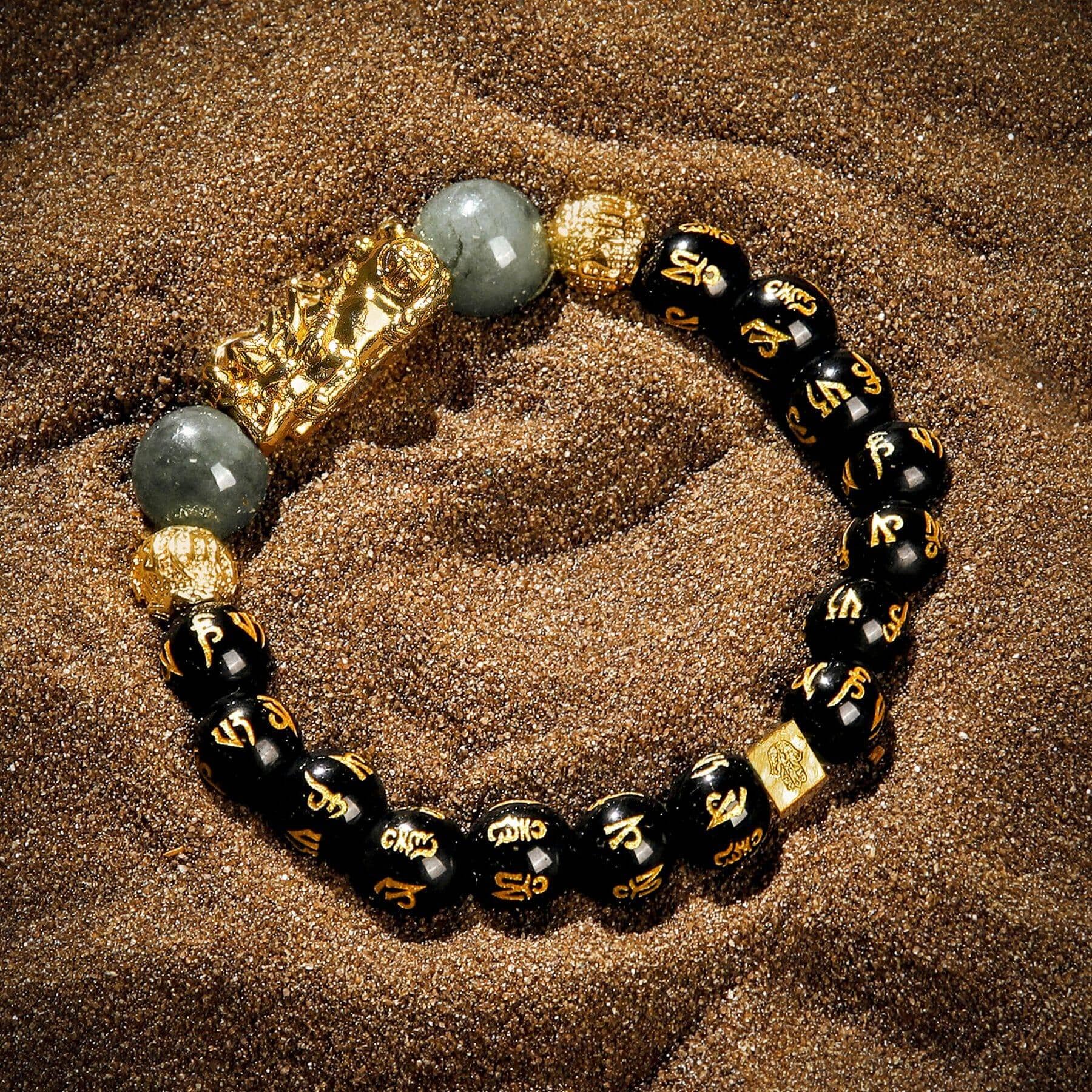 Cleansed Aura - Obsidian Wealth BraceletBracelets - Mens