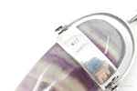 Vintage Purple & Green Fluorite Blue Opal Sterling Silver PendantJewelry > Necklaces > Pendants