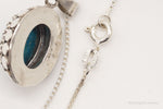 Vintage Turquoise Bali Style Sterling Silver NecklaceJewelry > Necklaces > Pendants