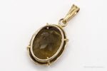 Vintage WRC 12K Gold Filled Smoky Quartz PendantJewelry > Necklaces > Pendants