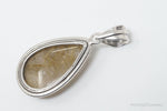 Vintage Rutilated Quartz Sterling Silver Southwestern Necklace PendantJewelry > Necklaces > Pendants