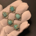 Vintage Natural Turquoise Ring for Women