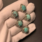 Vintage Natural Turquoise Ring for Women