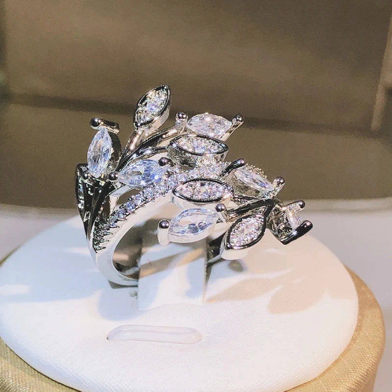 AAA CZ Eternity Ring – 925 Silver Handmade Band
