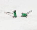 Square Emerald Stud EarringsEarrings