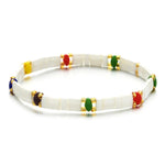 Colorful Miyuki Tile Beads BraceletHGSL069
