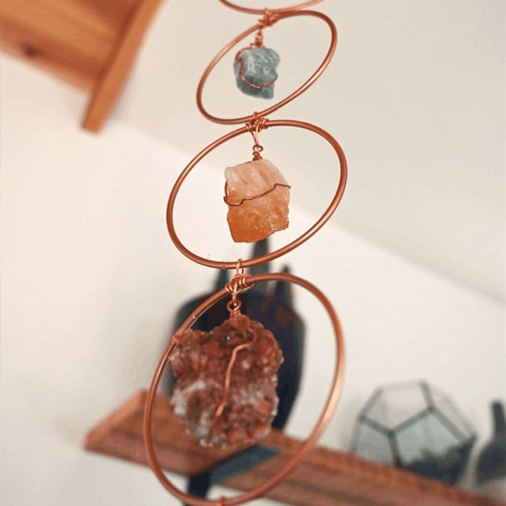 Handmade Tree of Life Gemstone Wall Decor - Elevate Your Space and Energize Your Soul!0