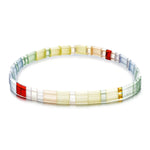 Colorful Miyuki Tile Beads BraceletHGSL081