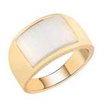 Luxury Unique Opal Ring For Women Gold Color Punk Jewelry