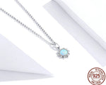 Sun Opal Necklace 925 Sterling Silver Pendant NecklaceNecklace