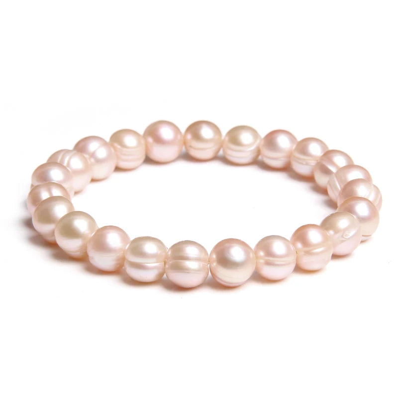 Real Natural Freshwater Pearl Fashion BraceletNo.26 19cm