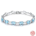 Aquamarine Bracelet Chain for Women Fashion