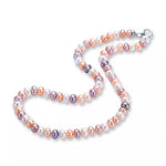Natural Freshwater Long Multi-Colored Pearl NecklaceNecklace40cm7-8mm