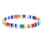 Colorful Miyuki Tile Beads BraceletHGSL063