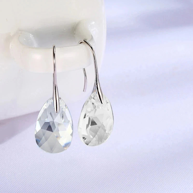 Water Drop Crystal Earrings
