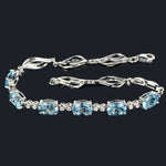 Aquamarine Bracelet Chain for Women Fashion