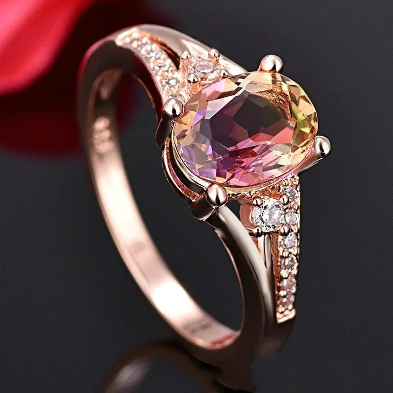 Crystal Rhinestones Ring For Women